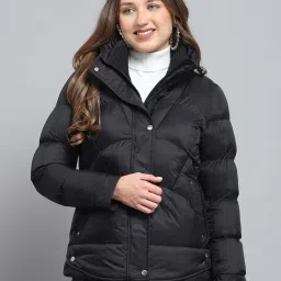 Monte Carlo Black Quilted Regular Fit Jacket image 1