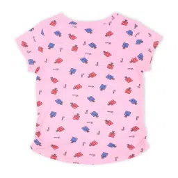 Cutecumber Kids Black & Pink Printed T-Shirt image 3