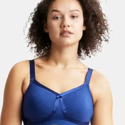 Jockey 1252 Women's Wirefree Non Padded Super Combed Cotton Elastane Full Coverage Everyday Bra image 1