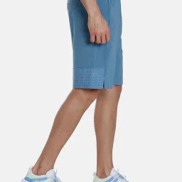 Puma Blue Regular Fit Printed Sports Shorts image 4