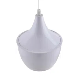 Homesake Pear Shade White Metal Vintage Pendant Light - Set of 2 (Bulb not included) image 3