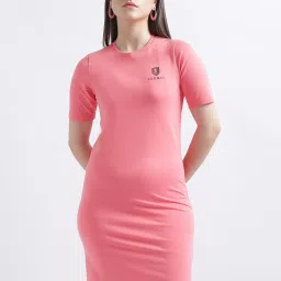 Iconic Pink Cotton Shift Dress image 1