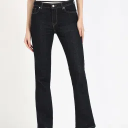 TOMMY HILFIGER Blue Cotton Solid Jeans image 1