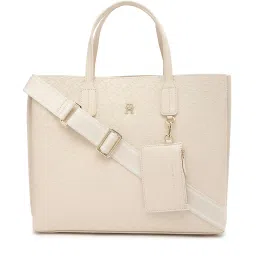 TOMMY HILFIGER Women Beige Shopper Bag image 1