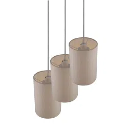 Homesake 3-Lights Round Cluster Black & Off White Metal Pendant Light - Set of 1 image 4