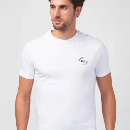 Kenneth Cole White Slim Fit Crew T-Shirt image 1