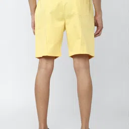 Forever 21 Yellow Cotton Regular Fit Shorts image 2