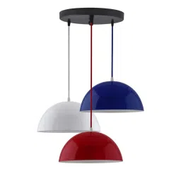 Homesake 3-Lights Round Cluster Multicolor Metal Pendant Light - Set of 1 image 2