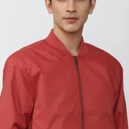 Forever 21 Red Regular Fit Bomber Jacket image 4