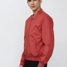 Forever 21 Red Regular Fit Bomber Jacket image 3