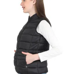 Monte Carlo Black Regular Fit Puffer Jacket image 3