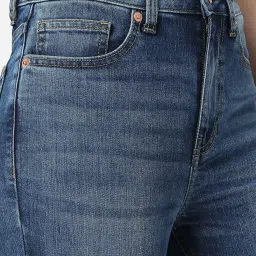 Vero Moda Blue Blended Bootcut Jeans image 5