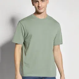 American Eagle Green Cotton Regular Fit T-Shirt-picture-25