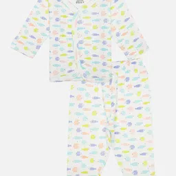 Bodycare Kids Printed Cotton V-Neck Therma Set-image-67