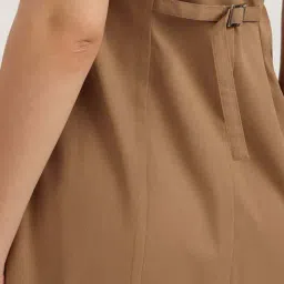 Fablestreet Brown Regular Fit Dress image 5