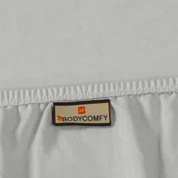 Bodycomfy Grey King Fitted Cotton 400 TC King Bedsheet Set 1.98 m x 1.82 m image 4