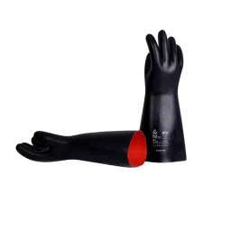 Raychem Electrical Insulating Gloves KC-E Straight Cuff Red Inside & Black Outside 8 Size 410 mm Length, DEA0010270 (1 Pair)-picture-31