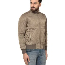 Duke Brown Regular Fit Quilted Jacket image 4