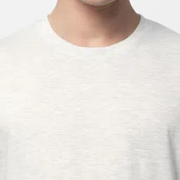 R&B Off White Cotton Regular Fit T-Shirt image 4