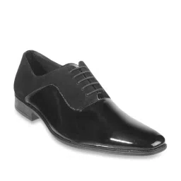 Metro Men's Black Oxford Shoes image 2