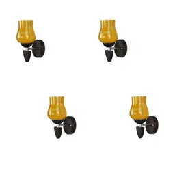 SOMIL Yellow Glass Cylinder Wall Lamps-picture-24