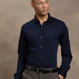 Turtle Standard Slim Fit Pure Cotton Formal Shirt-picture-35