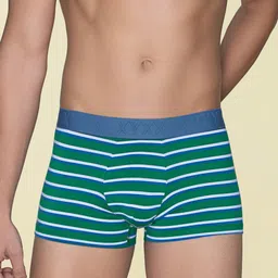 XYXX Men Pack Of 2 Striped Linea Micro Modal Trunks XYTRNK2PCKN691 image 2