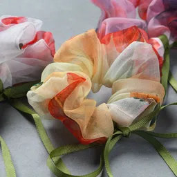 FUNKRAFTS Girls Set of 3 Embellished Ponytail Holders image 2