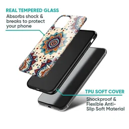 QRIOH Blooming Kaleidoscope Printed Samsung Galaxy A56 5G Silicone Back Case image 5