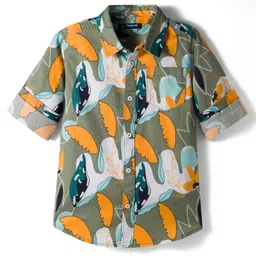 Pine Kids Cotton Woven Full Sleeves Printed Shirt - Multicolour-picture-18