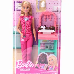 Barbie New Nurturing Playset Pink - Height 29.5 cm-picture-26