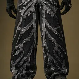 HOLY HEADEN Men Baggy Low-Rise Jeans image 1