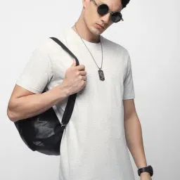 R&B Off White Cotton Regular Fit T-Shirt image 3