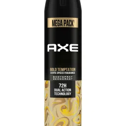 Axe Gold Temptation Bodyspray Deodorant - 215 ml image 1