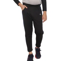 Chimprala Kids Black Solid Joggers image 1