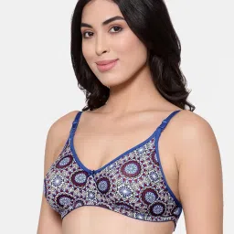 Inner Sense Blue Printed Bra (Pack of 2) image 3