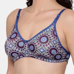 Inner Sense Blue Printed Bra (Pack of 2) image 4