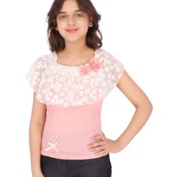 Cutecumber Kids Pink Floral Print Top image 1