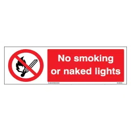 SUNSIGNS  No Smoking or naked lights Signage Size 400x600 mm HP Print + Vinyl + ACP Sheet, SS0211-picture-37