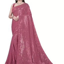 KALINI Embellished Sequinned Saree-picture-17
