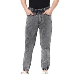celio celio* Grey Regular Fit Heavily Washed Jeans-picture-3