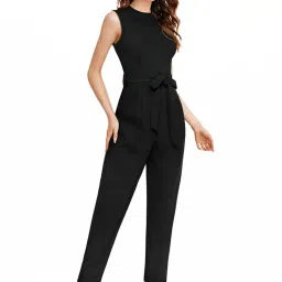 Odette Black Full Length Jumpsuit image 1