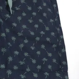 Kiddopanti Kids Navy Printed Shorts image 3