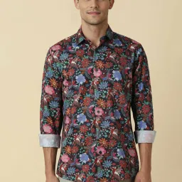 Allen Solly Multicolored Cotton Slim Fit Printed Shirt image 1