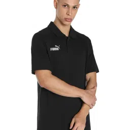 Puma Black Cotton Slim Fit Polo T-Shirt-picture-23