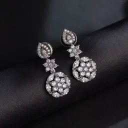 Voylla Contemporary Drop Earrings-image-8