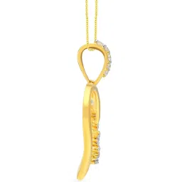 Malabar Gold and Diamonds 18k Gold Heart Pendant without Chain for Women image 5