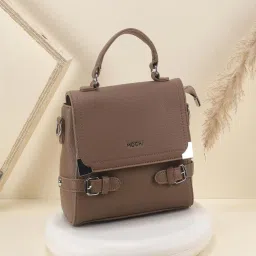 Mochi Beige Medium Satchel image 1
