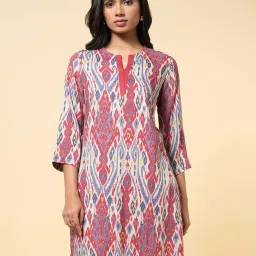 Marigold Lane Rust Printed Tunic image 1