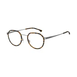 Hugo Boss Brown Geometric Eye Frames for Men-image-91